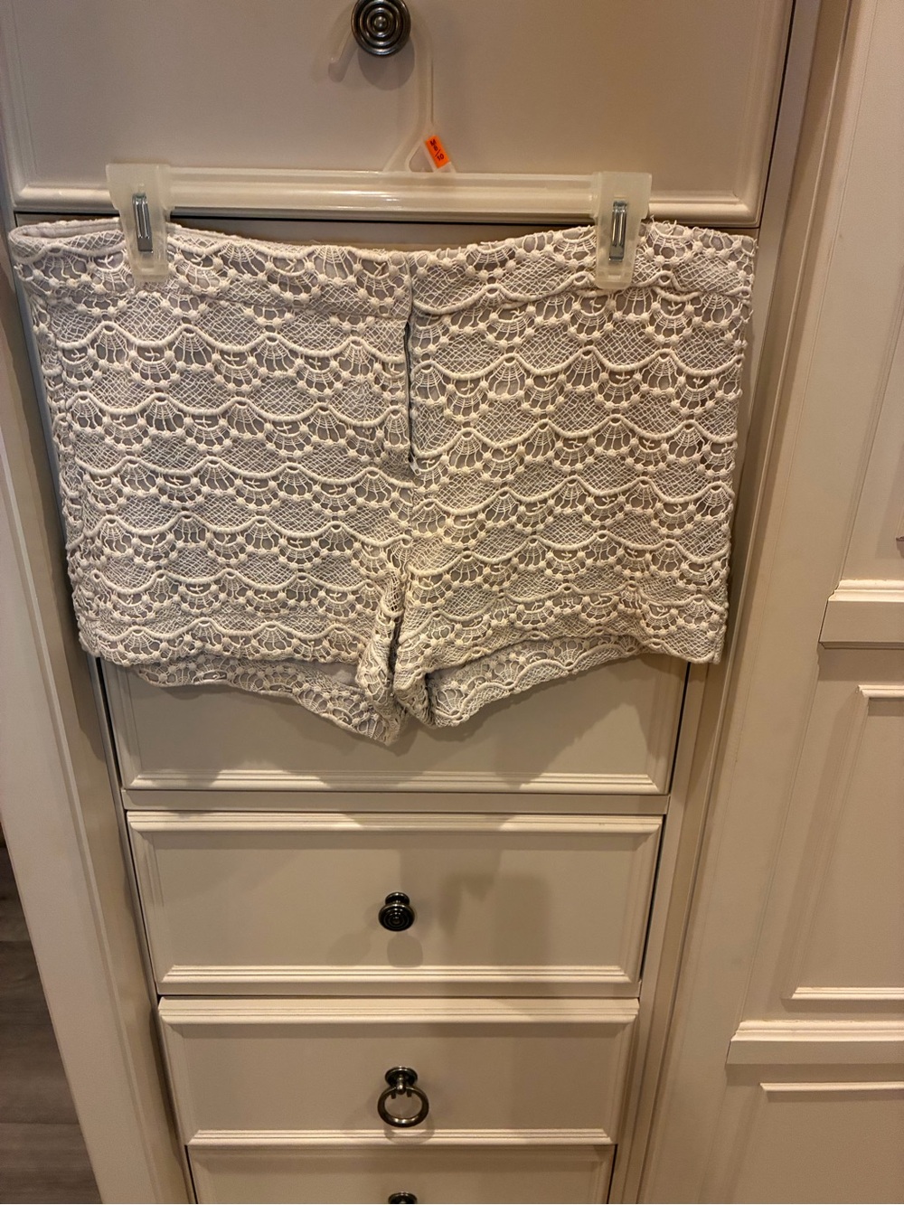 Express White Lace High-Waist Women’s Shorts
